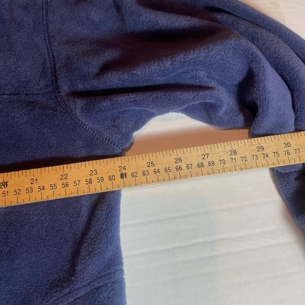 Preswick & Moore Full Zip Fleece Jacket Deep Navy Men’s Cozy Layer Size Medium